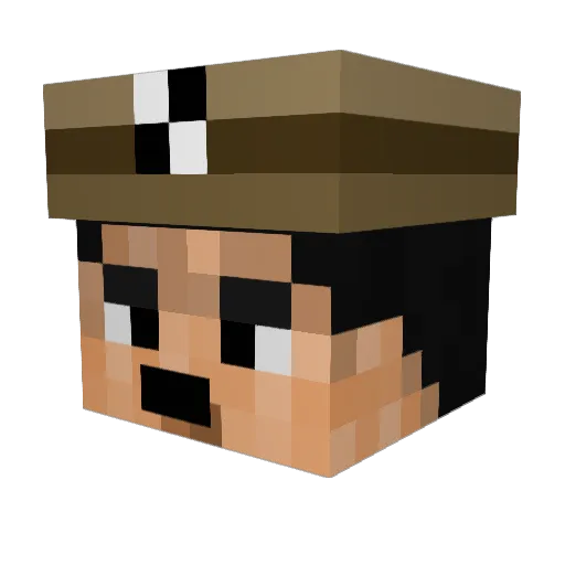 alejuego20 Minecraft avatar head, 3D render