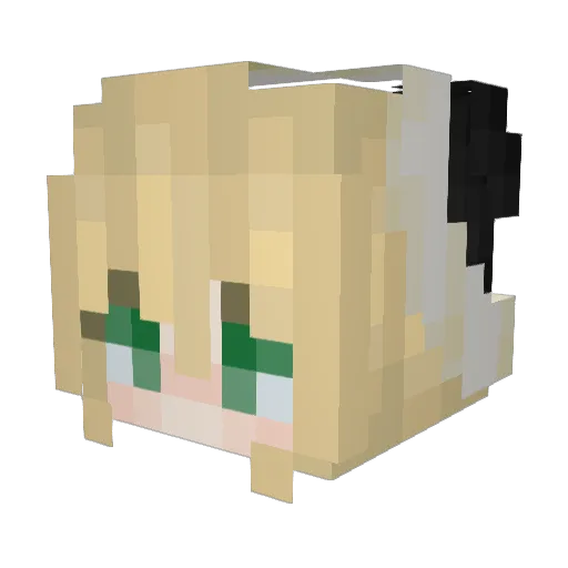 alekkholmes Minecraft avatar head, 3D render