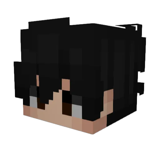 alekkikk Minecraft avatar head, 3D render