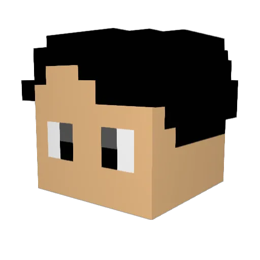 alekkks17 Minecraft avatar head, 3D render