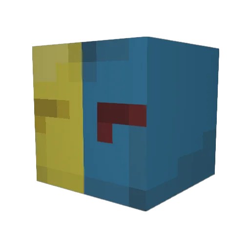 alekmisc Minecraft avatar head, 3D render