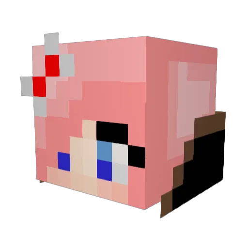 aleko1943 Minecraft avatar head, 3D render