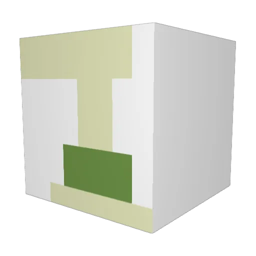 aleksey Minecraft avatar head, 3D render