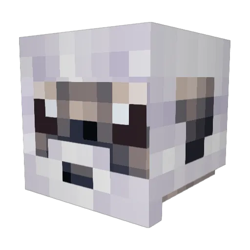 alekso1 Minecraft avatar head, 3D render