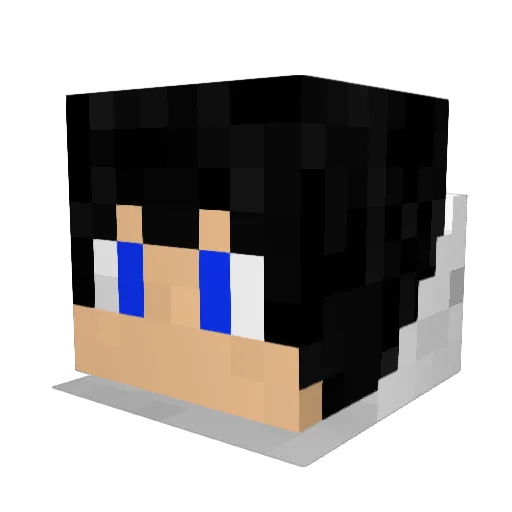 aleksos54 Minecraft avatar head, 3D render