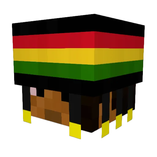 alelomba9210 Minecraft avatar head, 3D render