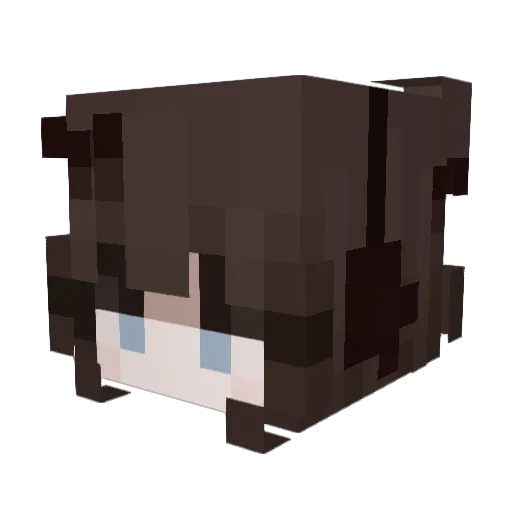 alena2103 Minecraft avatar head, 3D render