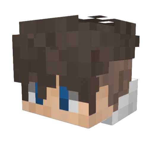 alenava06 Minecraft avatar head, 3D render