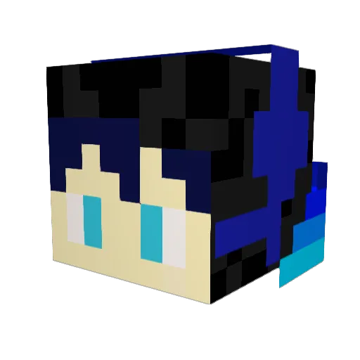 alendel14 Minecraft avatar head, 3D render