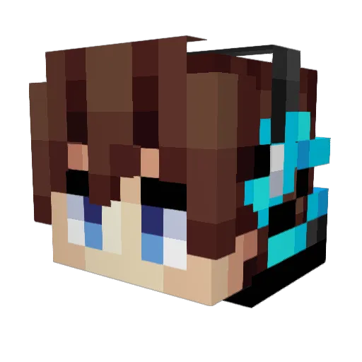 aleng633 Minecraft avatar head, 3D render