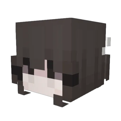 alenkiy Minecraft avatar head, 3D render