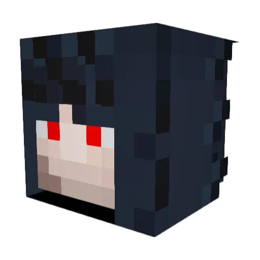 aleporx Minecraft avatar head, 3D render