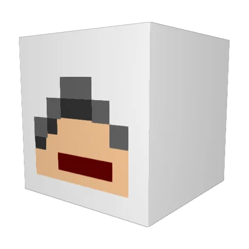 aleran1141 Minecraft avatar head, 3D render