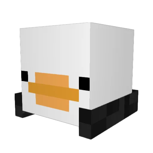alergo3 Minecraft avatar head, 3D render