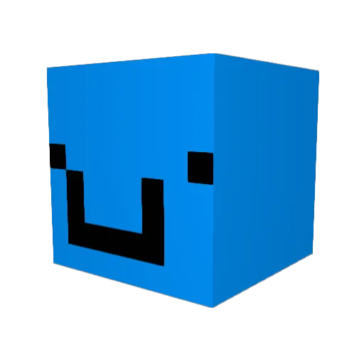 alertss Minecraft avatar head, 3D render