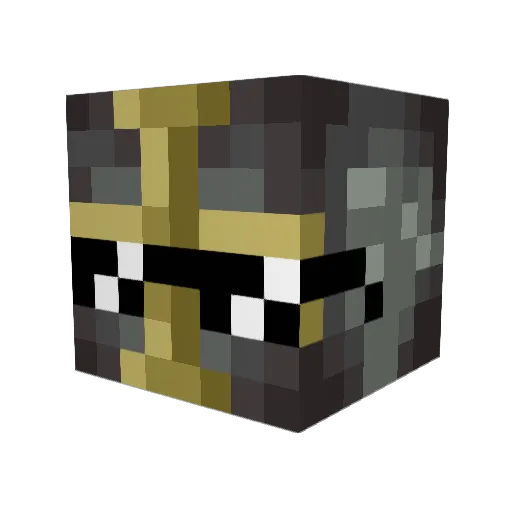 ales428 Minecraft avatar head, 3D render
