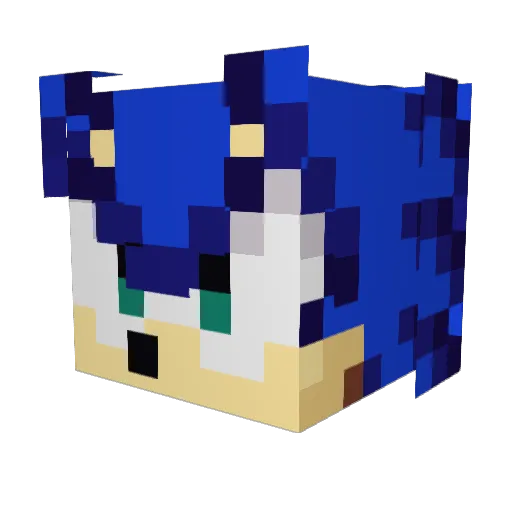 ales5511 Minecraft avatar head, 3D render