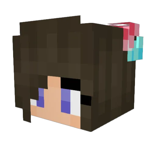 aleschade Minecraft avatar head, 3D render