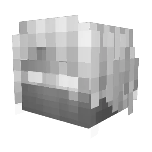 aleshatriples Minecraft avatar head, 3D render