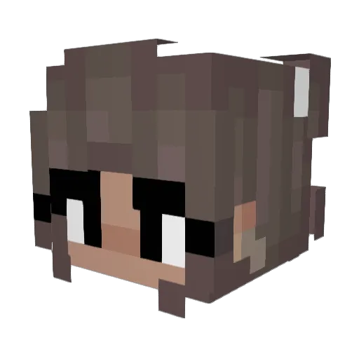 alessandra2006 Minecraft avatar head, 3D render