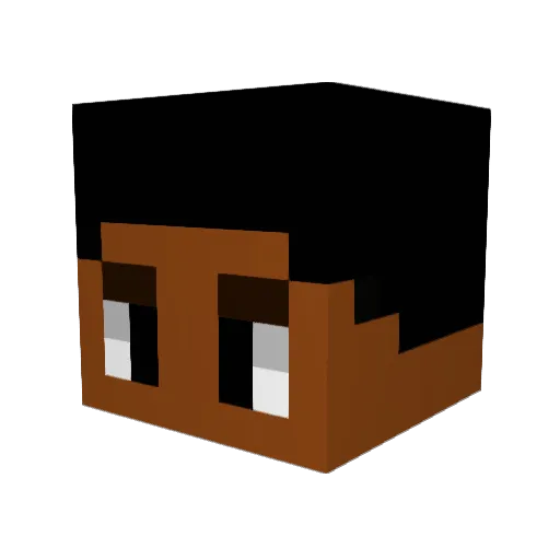 alessiiooo Minecraft avatar head, 3D render