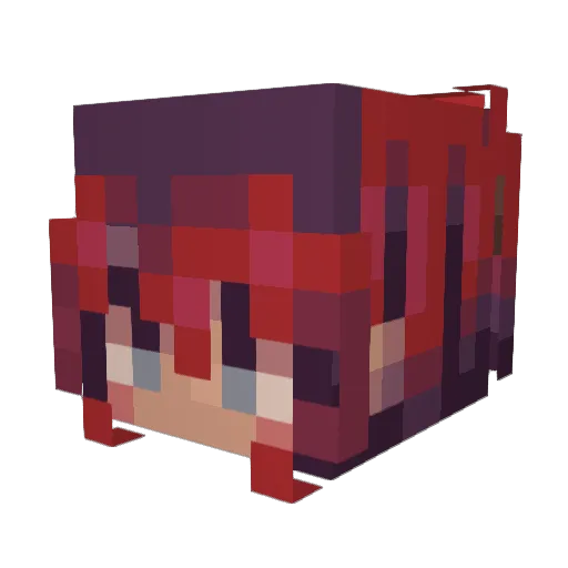 aletheiacmd Minecraft avatar head, 3D render
