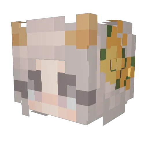 alex02054047 Minecraft avatar head, 3D render