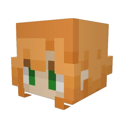 alex0485 Minecraft avatar head, 3D render