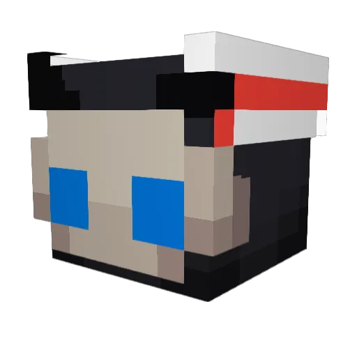 alex11pro Minecraft avatar head, 3D render