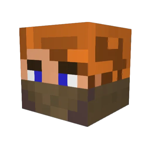 alex1419 Minecraft avatar head, 3D render