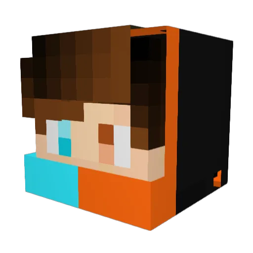 alex265man Minecraft avatar head, 3D render