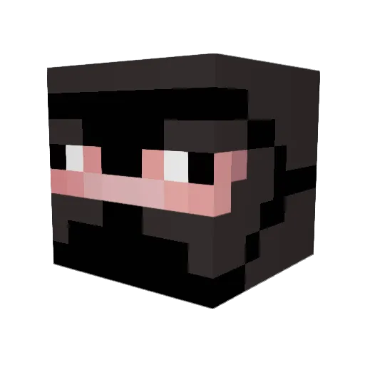 alex2blea Minecraft avatar head, 3D render