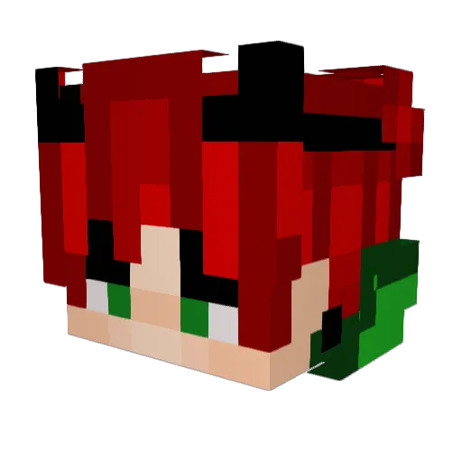 alex557optimus Minecraft avatar head, 3D render