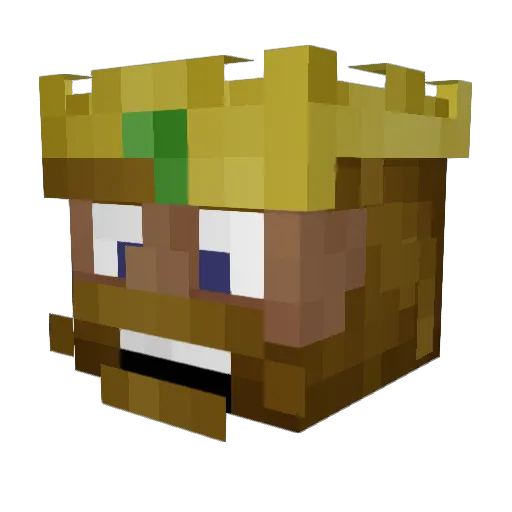 alex6bull Minecraft avatar head, 3D render