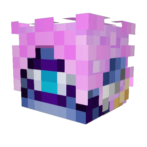 alexForeverrr Minecraft avatar head, 3D render