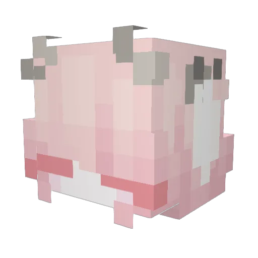 alexStnc Minecraft avatar head, 3D render