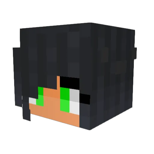 alex_4realz Minecraft avatar head, 3D render