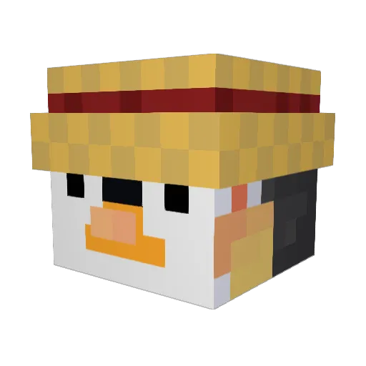 alex_ack Minecraft avatar head, 3D render