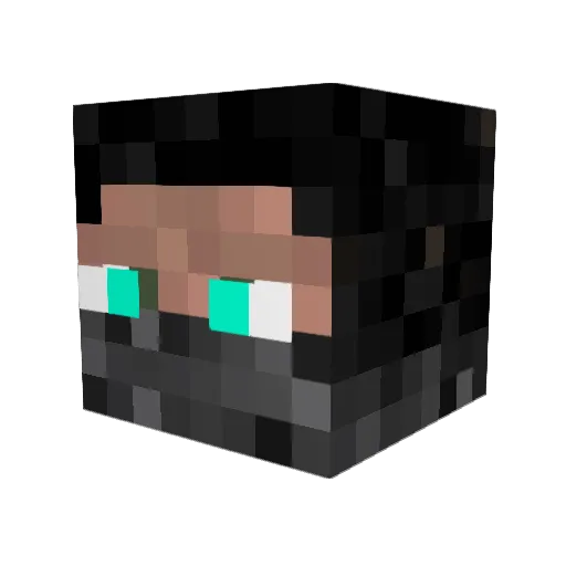 alex_rider Minecraft avatar head, 3D render