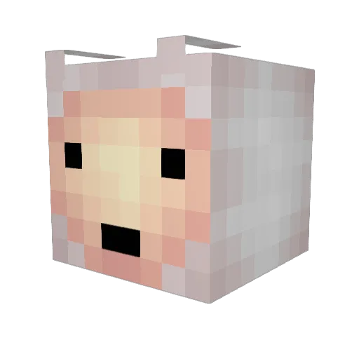 alex_siro Minecraft avatar head, 3D render