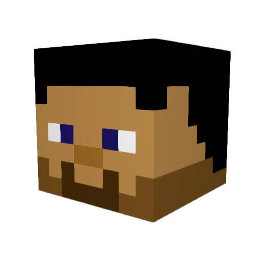 alex_tomi Minecraft avatar head, 3D render