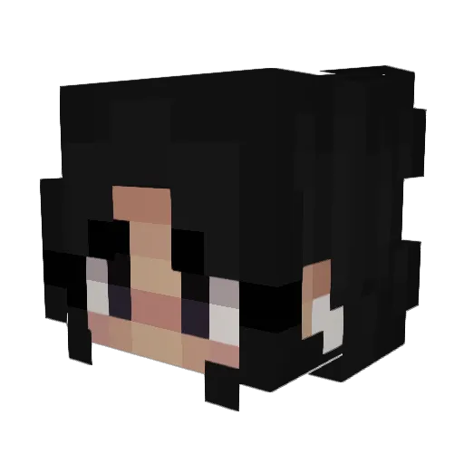 alexaaa02 Minecraft avatar head, 3D render