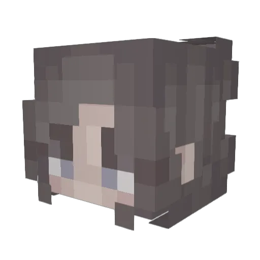 alexagraceg Minecraft avatar head, 3D render