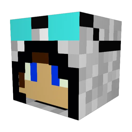 alexander1602 Minecraft avatar head, 3D render