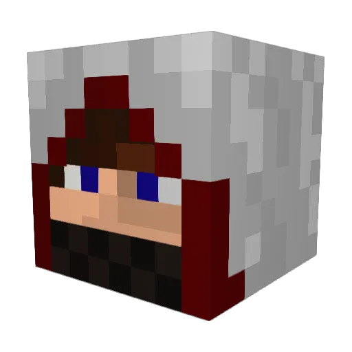 alexander571 Minecraft avatar head, 3D render
