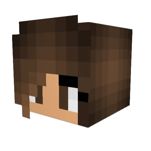 alexandra21 Minecraft avatar head, 3D render