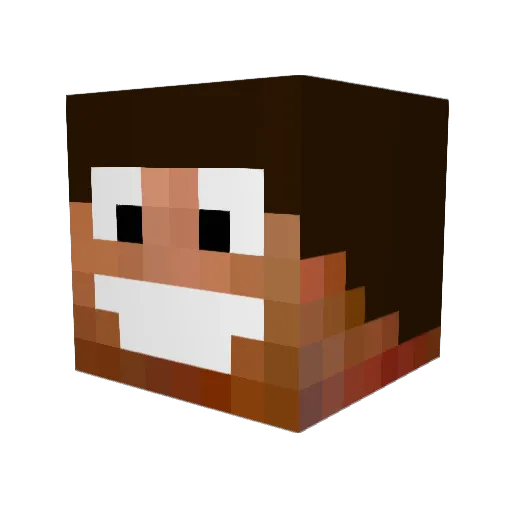 alexbabane Minecraft avatar head, 3D render