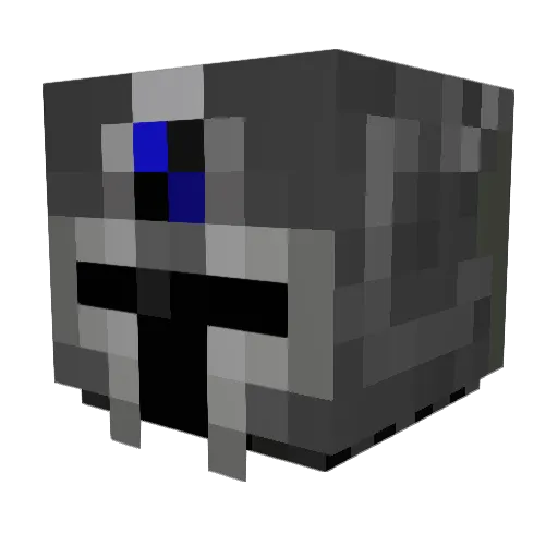alexbeyy Minecraft avatar head, 3D render
