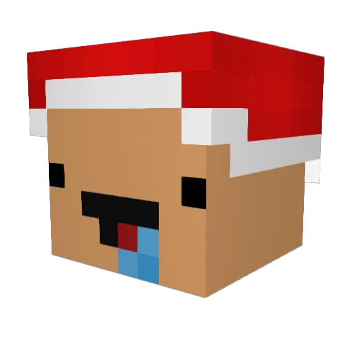 alexbube18 Minecraft avatar head, 3D render