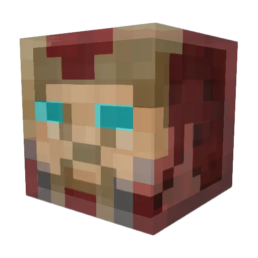 alexc_t Minecraft avatar head, 3D render